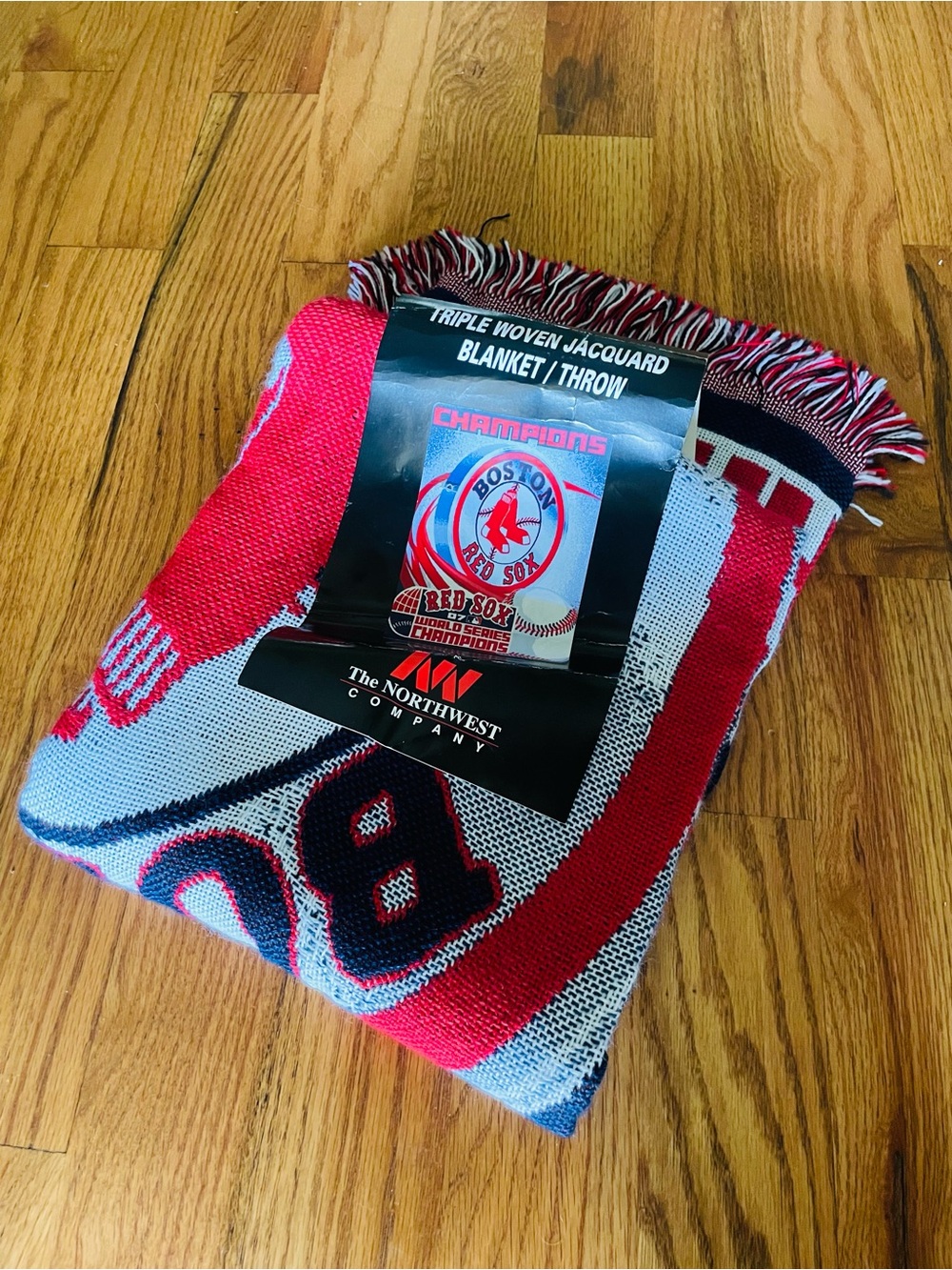 Boston Red Sox 2007 World Champions Blanket Throw NWT